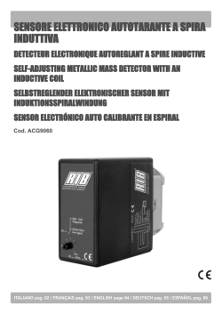 SENSORE ELETTRONICO AUTOTARANTE A SPIRA INDUTTIVA