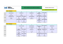 HORARIOS CURSO 2014/2015