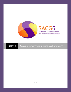 Presupuesto de Ingresos Estimado