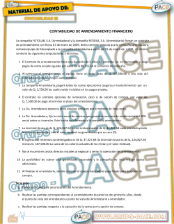 Material de Contabilidad III, Arrendamiento 2015 - grupo-pace