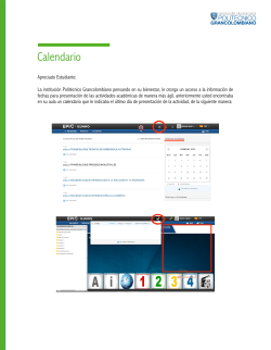 Calendario - Campus Virtual - Politécnico Grancolombiano