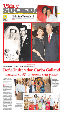 Do&ntilde;a Dulce y don Carlos Galland