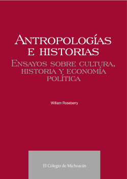 Antropologías e historias PDF