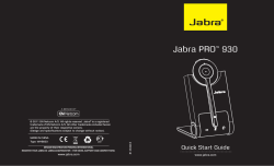 Jabra PRO&trade; 930