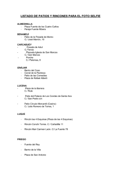 Más información - Turismo de Priego de Córdoba