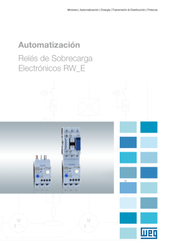 Automatización Relés de Sobrecarga Electrónicos RW_E