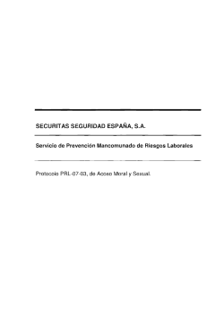 Protocolo contra el Acoso Securitas - FTSP