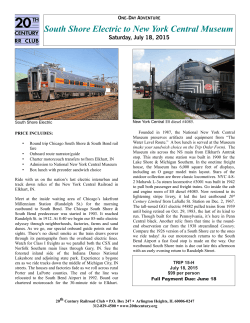 South Shore Electric to New York Central Museum