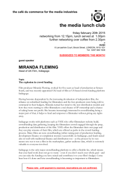 miranda fleming - The Media Lunch Club
