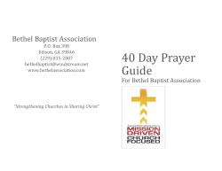 here - Bethel Baptist Association