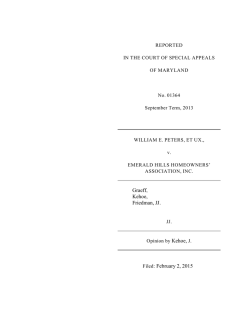 Graeff, Kehoe, Friedman, JJ. Filed: February 2, 2015