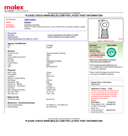 0190730011 Datasheet Molex
