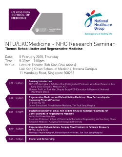 20150205 LKCMedicine-NHG Research Seminar