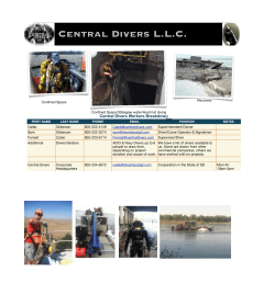 Central Divers L.L.C.