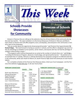 ThisWeek21 - Florence School District One