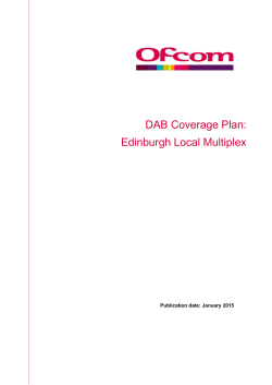 Edinburgh DAB Coverage Plan Final Report Jan 15