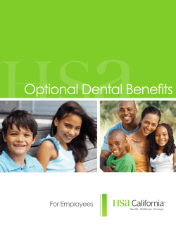Optional Dental Benefits