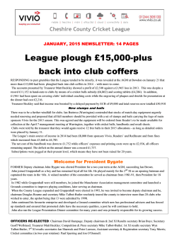 League plough £15,000-plus back into club coffers