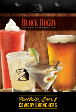 BeveraGes - Black Angus Steakhouse