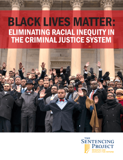 VIEW Black Lives Matter - The Sentencing Project
