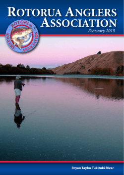 Newsletter February 2015 - Rotorua Anglers Association