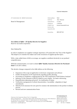 QR83 - Ausgabe 2011 - ZF Friedrichshafen AG