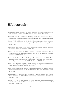 Bibliography - Dissertations