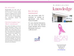 Digital Mamography - Union General Hospital