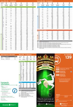 Bus Timetable 139 (From 1 Feb 2015)