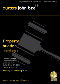 Property auction catalogue