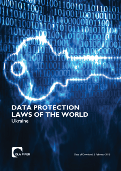 ukraine - Data Protection Laws of the World