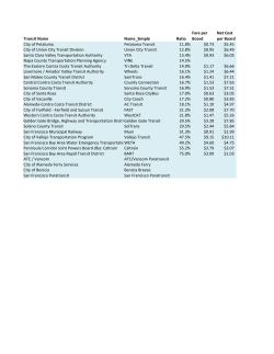Bay Transit Costs 2012