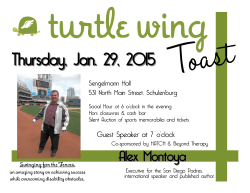 Thursday, Jan. 29, 2015 - Turtle Wing Foundation