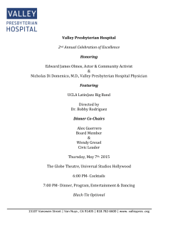 Valley Presbyterian Hospital 2nd Annual Celebration of Excellence