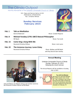 February 2015R2web - Unitarian Universalist Church of Olinda