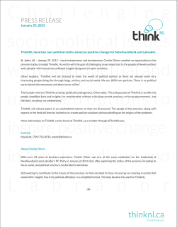ThinkNL Press Release v1c.ai