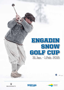 ENGADIN SNOW GOLF CUP