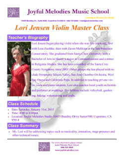 Lori Jensen Violin Master Class
