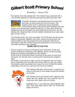 1 Newsletter 1 – January 2015 The Spring Term has started well