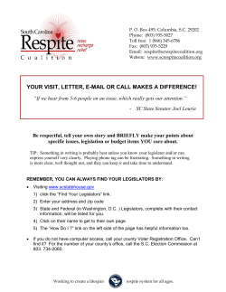 Information on How YOU can further Respite Awareness!