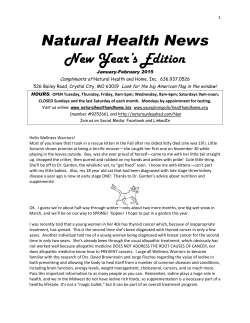 Jan.-Feb. 2015 - Natural Health and Home