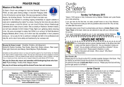 to view our weekly sheet - St Peters Church Oundle