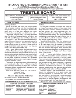 HERE - Indian River Masonic Lodge No.90