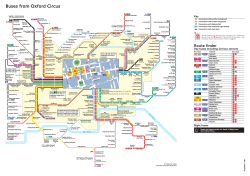 Buses from Oxford Circus