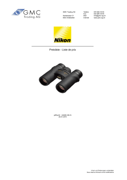 Nikon Optik Preisliste herunterladen