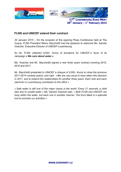 FLNS and UNICEF extend their contract