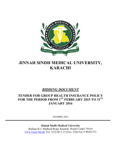 to View / Download - Jinnah Sindh Medical University