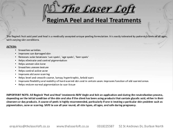RegimA Peel and Heal Treatments