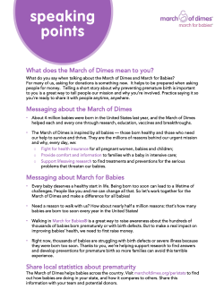 PDF (988kb) - March for Babies