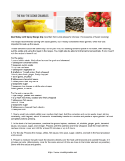 Printer Friendly Recipe - The Way the Cookie Crumbles